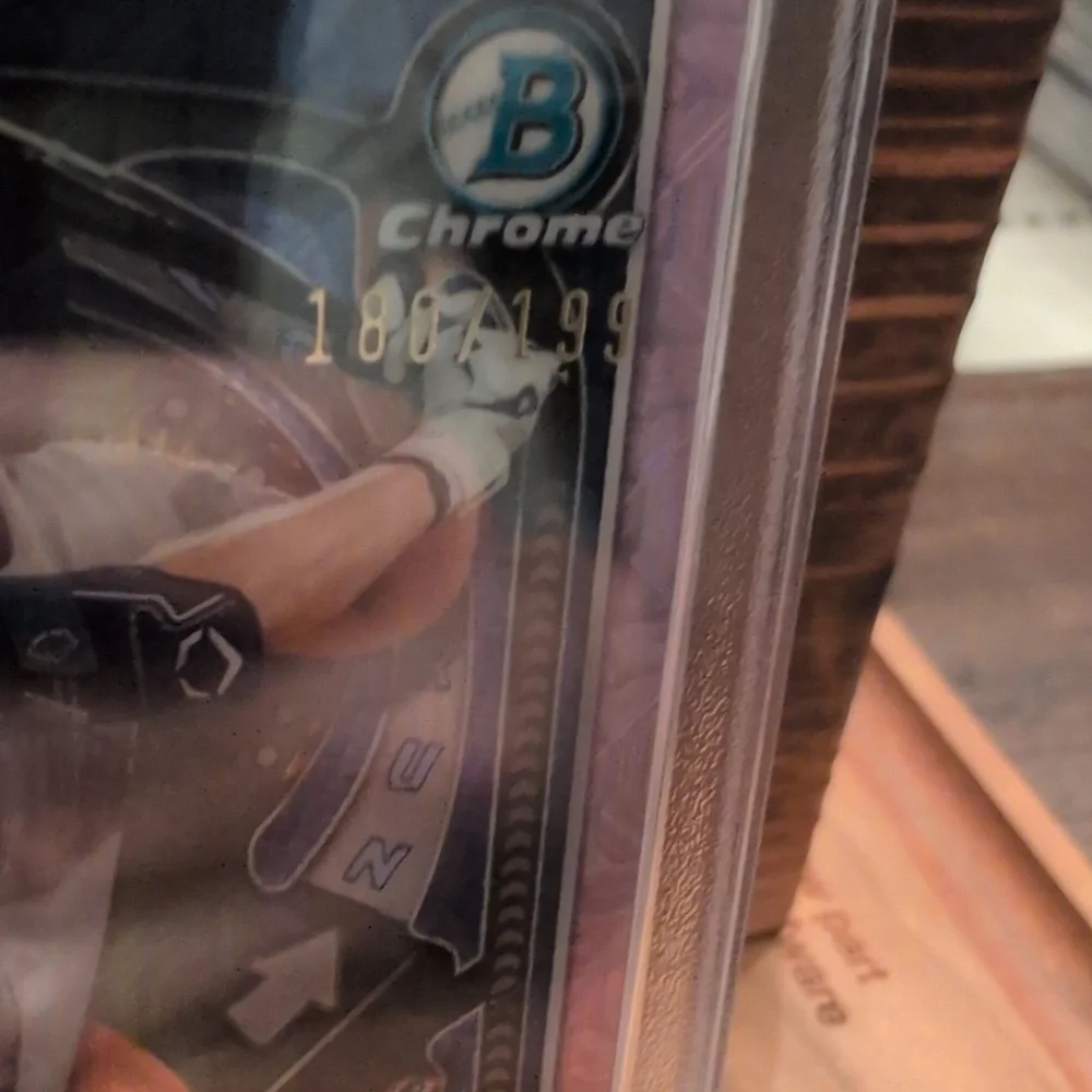 2024 Bowman Chrome Spencer Jones Prospect Power-Up Rookie Card #180/199 Yankees - Picture 2 of 3